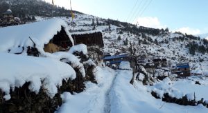 हुम्लामा हिमपात ,जनजीवन कष्टकर